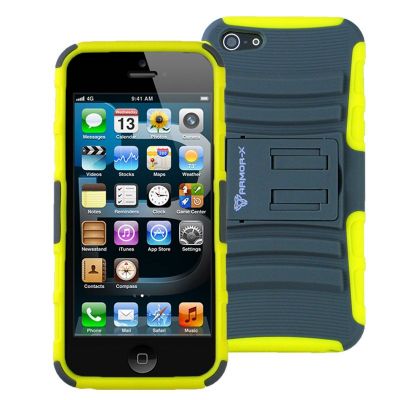 Купить Armor-X - кейс для телефона Outdoor Case für Apple iPhone 5, grau/gelb