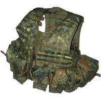 Bundeswehr - Тактический жилет Combined Assault Vest (Additional IdZ-Pouch Attachment System), flecktarn (флектарн)
