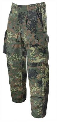 Купить Leo Köhler - военно-полевые брюки для войск специального назначения Einsatzkampfhose KSK Spezialkräfte, BW Sommer FleckTarn (летний флектарн)