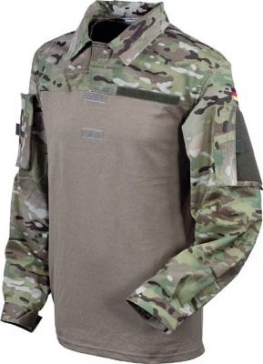 Купить Leo Köhler - военно-полевая рубашка Combatshirt leichte Einsatzfelbluse RIPSTOP, Multicam (мультикам)
