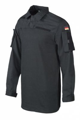 Купить Leo Köhler - военно-полевая рубашка Combatshirt leichte Einsatzfelbluse RIPSTOP, Schwarz (чёрный)