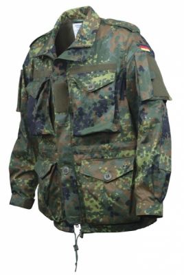 Купить Leo Köhler - лёгкая военно-полевая куртка Einsatzkampfjacke leicht, FleckTarn (флектарн)