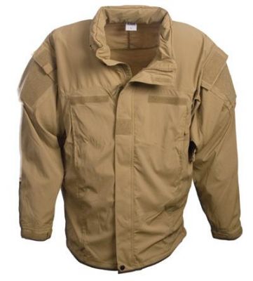 Купить US - водонепромокаемая куртка Soft Shell Jacke PCU Level 5, Coyote (койот)